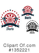 Darts Clipart #1352221 by Vector Tradition SM