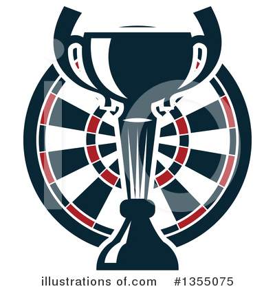Royalty-Free (RF) Darts Clipart Illustration by Vector Tradition SM - Stock Sample #1355075