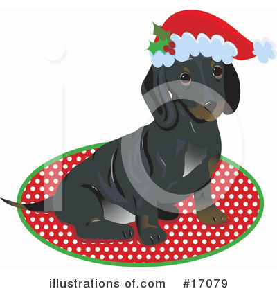 Royalty-Free (RF) Daschund Clipart Illustration by Maria Bell - Stock Sample #17079