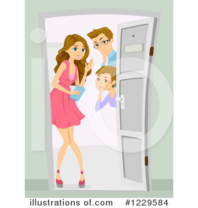 Courting Clipart #1229584 by BNP Design Studio