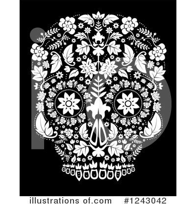 Royalty-Free (RF) Day Of The Dead Clipart Illustration by lineartestpilot - Stock Sample #1243042