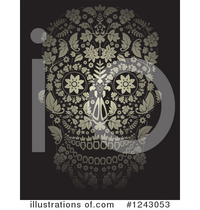 Royalty-Free (RF) Day Of The Dead Clipart Illustration by lineartestpilot - Stock Sample #1243053