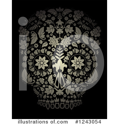 Royalty-Free (RF) Day Of The Dead Clipart Illustration by lineartestpilot - Stock Sample #1243054