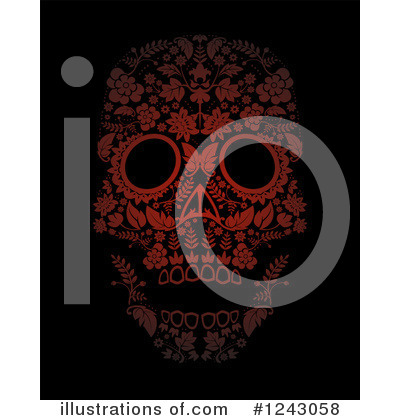 Royalty-Free (RF) Day Of The Dead Clipart Illustration by lineartestpilot - Stock Sample #1243058