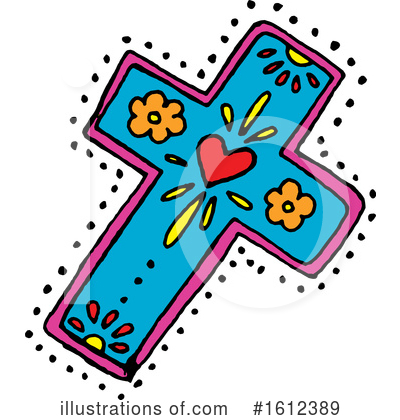 Royalty-Free (RF) Day Of The Dead Clipart Illustration by Cherie Reve - Stock Sample #1612389