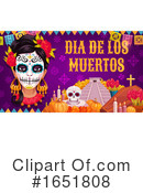 Day Of The Dead Clipart #1651808 by Vector Tradition SM