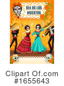 Day Of The Dead Clipart #1655643 by Vector Tradition SM