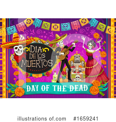 Royalty-Free (RF) Day Of The Dead Clipart Illustration by Vector Tradition SM - Stock Sample #1659241