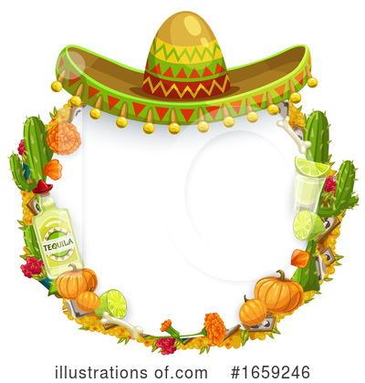 Royalty-Free (RF) Day Of The Dead Clipart Illustration by Vector Tradition SM - Stock Sample #1659246