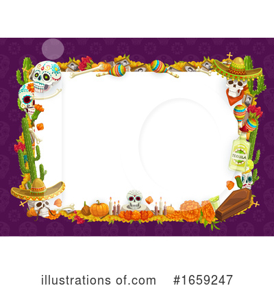 Royalty-Free (RF) Day Of The Dead Clipart Illustration by Vector Tradition SM - Stock Sample #1659247