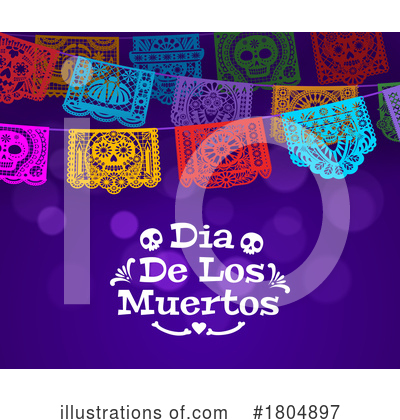 Dia De Los Muertos Clipart #1804897 by Vector Tradition SM