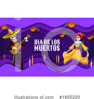 Dia De Los Muertos Clipart #1805220 by Vector Tradition SM