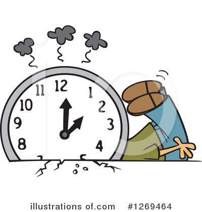 Royalty-Free (RF) Daylight Savings Clipart Illustration by toonaday - Stock Sample #1269464