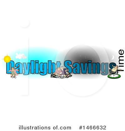 Royalty-Free (RF) Daylight Savings Clipart Illustration by djart - Stock Sample #1466632