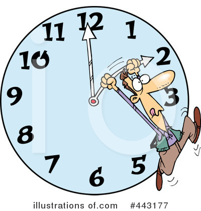 Clock Clipart #443177 by toonaday