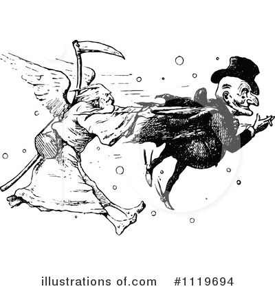Royalty-Free (RF) Death Clipart Illustration by Prawny Vintage - Stock Sample #1119694
