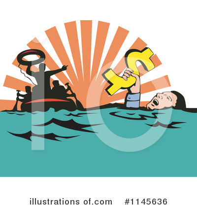 Royalty-Free (RF) Debt Clipart Illustration by patrimonio - Stock Sample #1145636