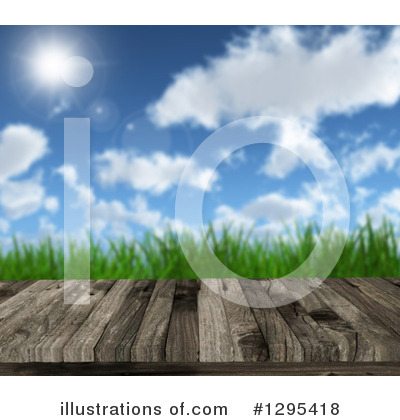 Royalty-Free (RF) Deck Clipart Illustration by KJ Pargeter - Stock Sample #1295418