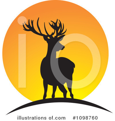 Royalty-Free (RF) Deer Clipart Illustration by Lal Perera - Stock Sample #1098760