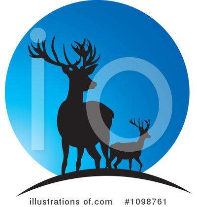 Royalty-Free (RF) Deer Clipart Illustration by Lal Perera - Stock Sample #1098761