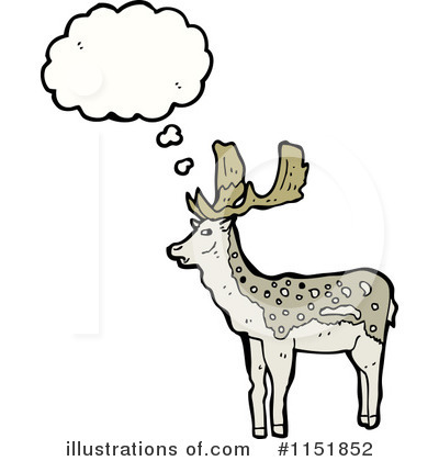 Royalty-Free (RF) Deer Clipart Illustration by lineartestpilot - Stock Sample #1151852