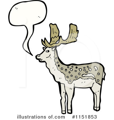 Royalty-Free (RF) Deer Clipart Illustration by lineartestpilot - Stock Sample #1151853