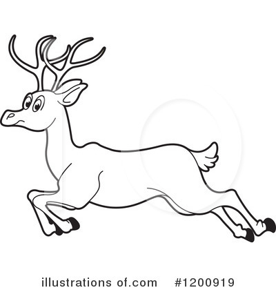Royalty-Free (RF) Deer Clipart Illustration by Lal Perera - Stock Sample #1200919