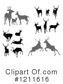Deer Clipart #1211616 by AtStockIllustration