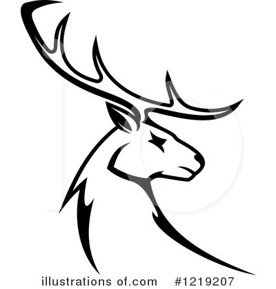 Royalty-Free (RF) Deer Clipart Illustration by Vector Tradition SM - Stock Sample #1219207