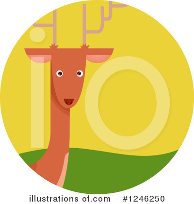 Royalty-Free (RF) Deer Clipart Illustration by BNP Design Studio - Stock Sample #1246250