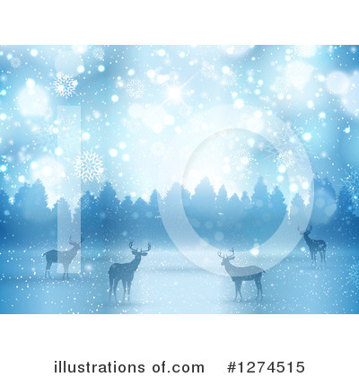 Royalty-Free (RF) Deer Clipart Illustration by KJ Pargeter - Stock Sample #1274515