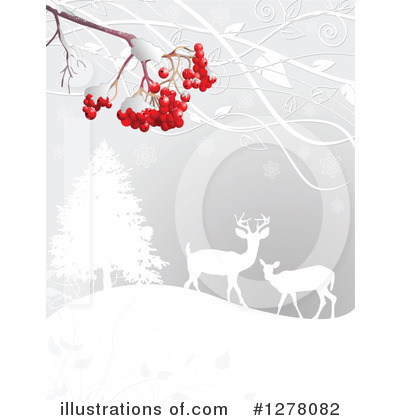 Winter Background Clipart #1278082 by Pushkin