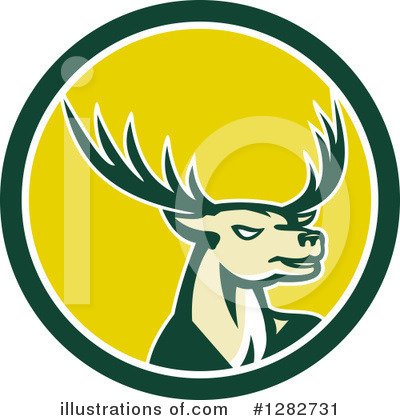 Royalty-Free (RF) Deer Clipart Illustration by patrimonio - Stock Sample #1282731