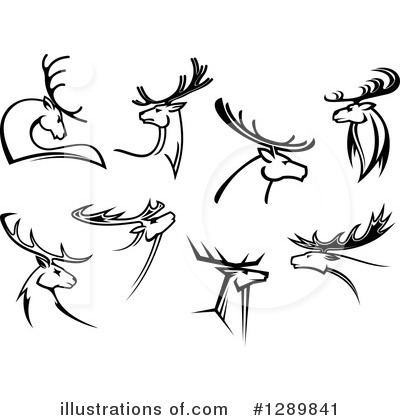 Royalty-Free (RF) Deer Clipart Illustration by Vector Tradition SM - Stock Sample #1289841