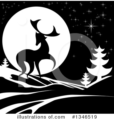 Royalty-Free (RF) Deer Clipart Illustration by AtStockIllustration - Stock Sample #1346519