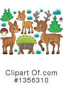 Deer Clipart #1356310 by visekart