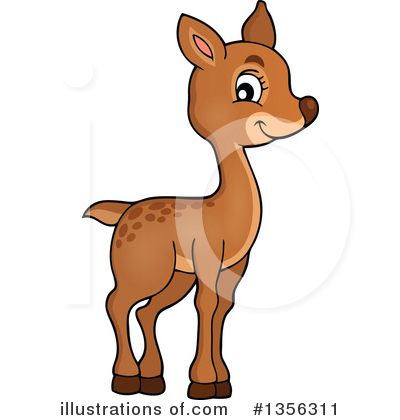 Royalty-Free (RF) Deer Clipart Illustration by visekart - Stock Sample #1356311