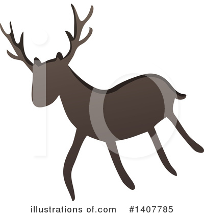 Reindeer Clipart #1407785 by visekart