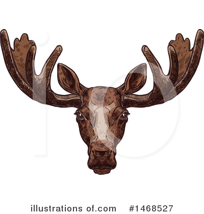 Moose Clipart #1468527 by Vector Tradition SM