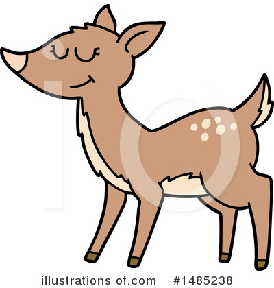 Royalty-Free (RF) Deer Clipart Illustration by lineartestpilot - Stock Sample #1485238