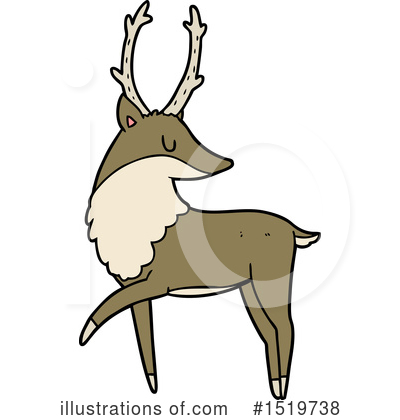 Deer Clipart #1519738 by lineartestpilot