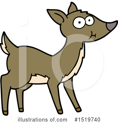 Royalty-Free (RF) Deer Clipart Illustration by lineartestpilot - Stock Sample #1519740