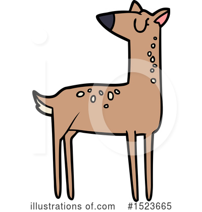 Deer Clipart #1523665 by lineartestpilot