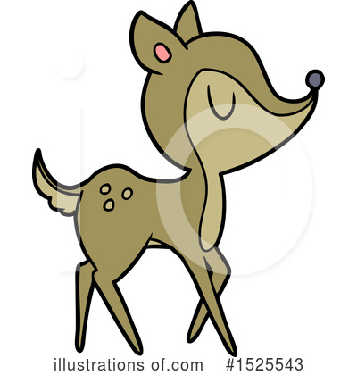 Royalty-Free (RF) Deer Clipart Illustration by lineartestpilot - Stock Sample #1525543