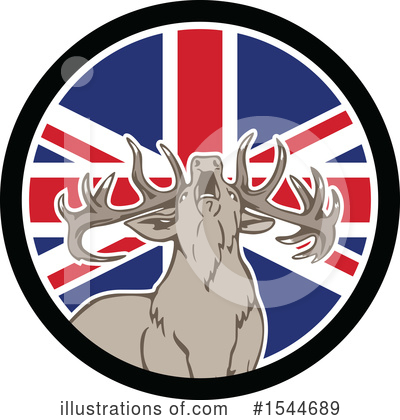 Royalty-Free (RF) Deer Clipart Illustration by patrimonio - Stock Sample #1544689