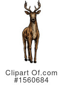 Deer Clipart #1560684 by Vector Tradition SM