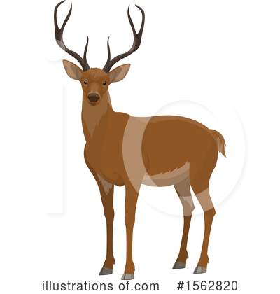 Royalty-Free (RF) Deer Clipart Illustration by Vector Tradition SM - Stock Sample #1562820