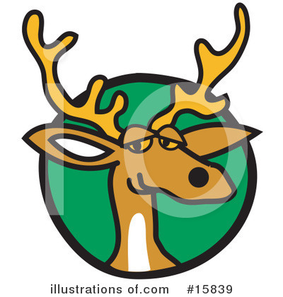 Royalty-Free (RF) Deer Clipart Illustration by Andy Nortnik - Stock Sample #15839