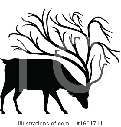 Royalty-Free (RF) Deer Clipart Illustration by patrimonio - Stock Sample #1601711