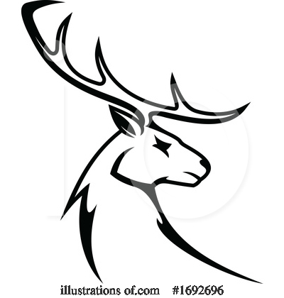 Deer Clipart #1692696 by Vector Tradition SM